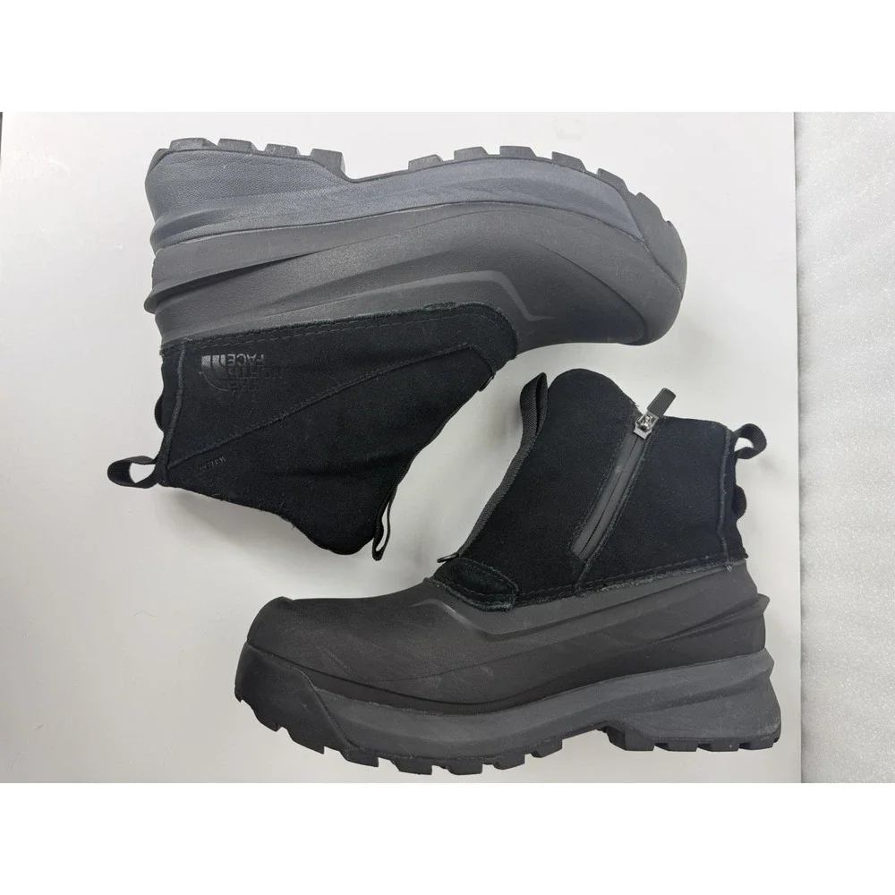 THE NORTH FACE MEN'S CHILKAT V ZIP WATERPROOF BOOTS SIZE 9 TNF BLACK NF0A5LW4